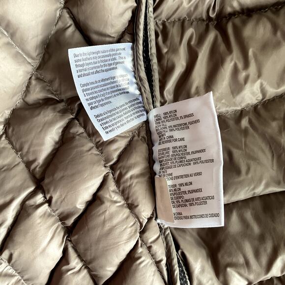 Michael Kors packable down mid length coat small - Picture 4 of 7